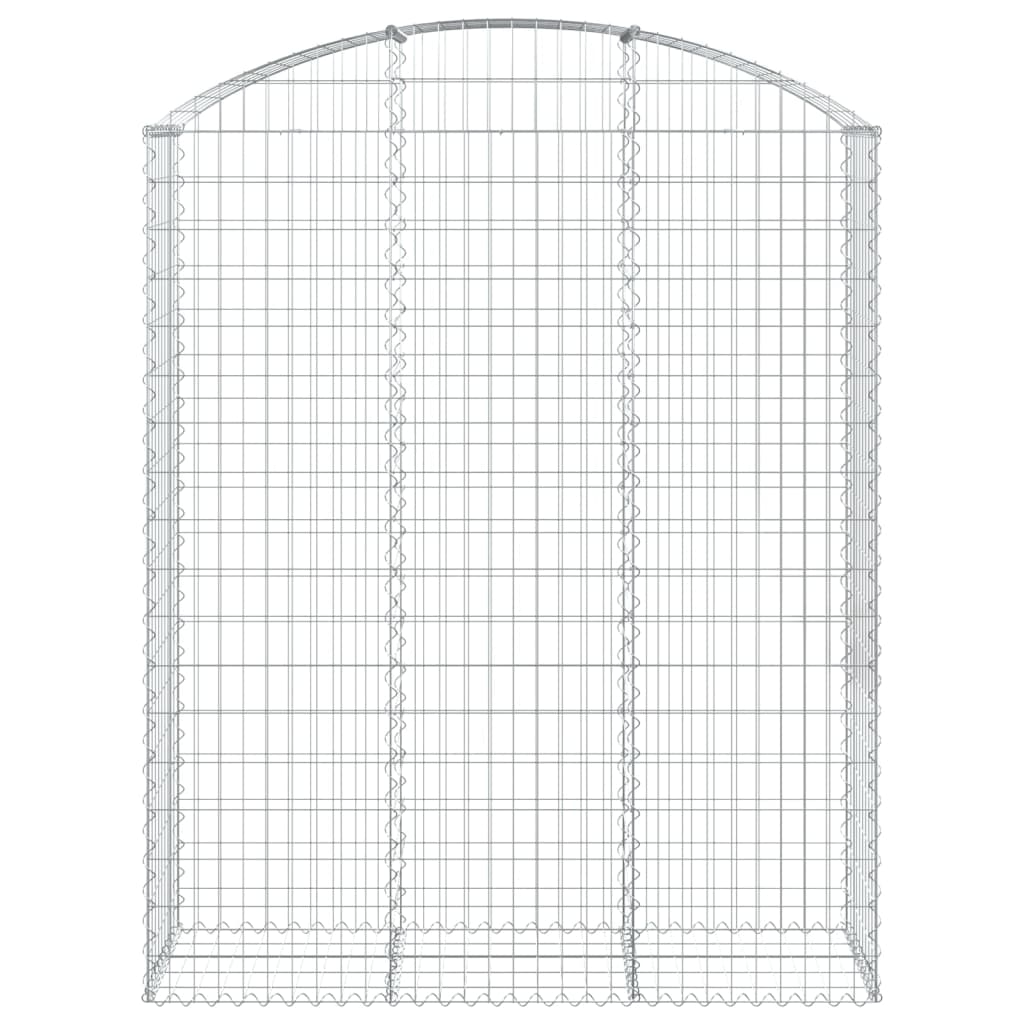 VidaXL Gabion voûté 150x50x180 200 cm fer galvanisé