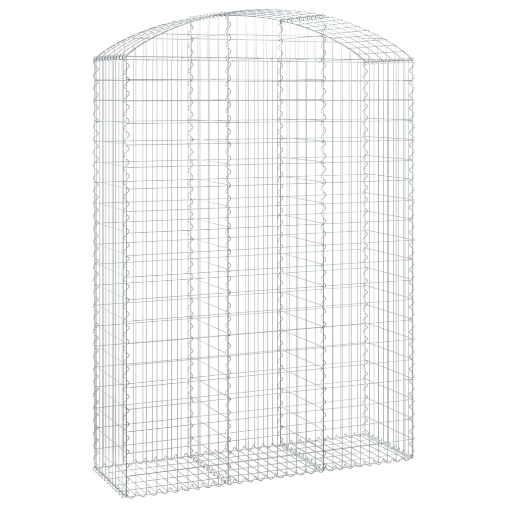VidaXL Gabion voûté 150x50x200 220 cm fer galvanisé