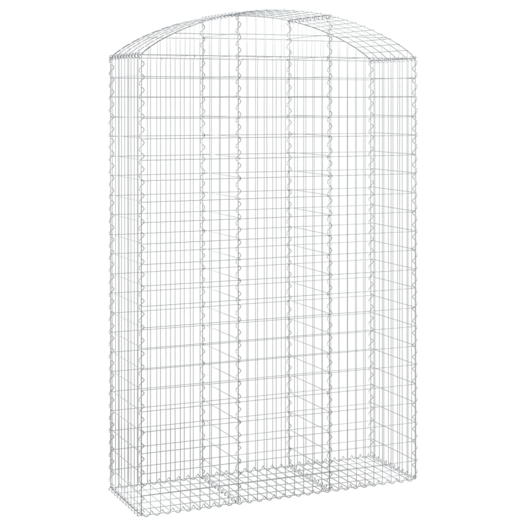 VidaXL Gabion voûté 150x50x220 240 cm fer galvanisé