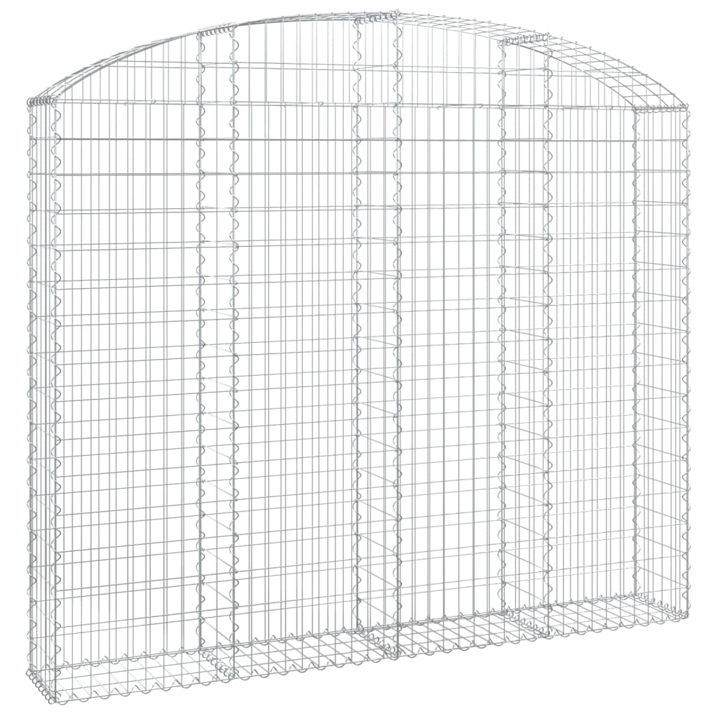 VidaXL Gabion voûté 200x30x160 180 cm fer galvanisé