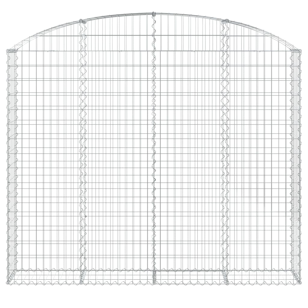 VidaXL Gabion voûté 200x30x160 180 cm fer galvanisé