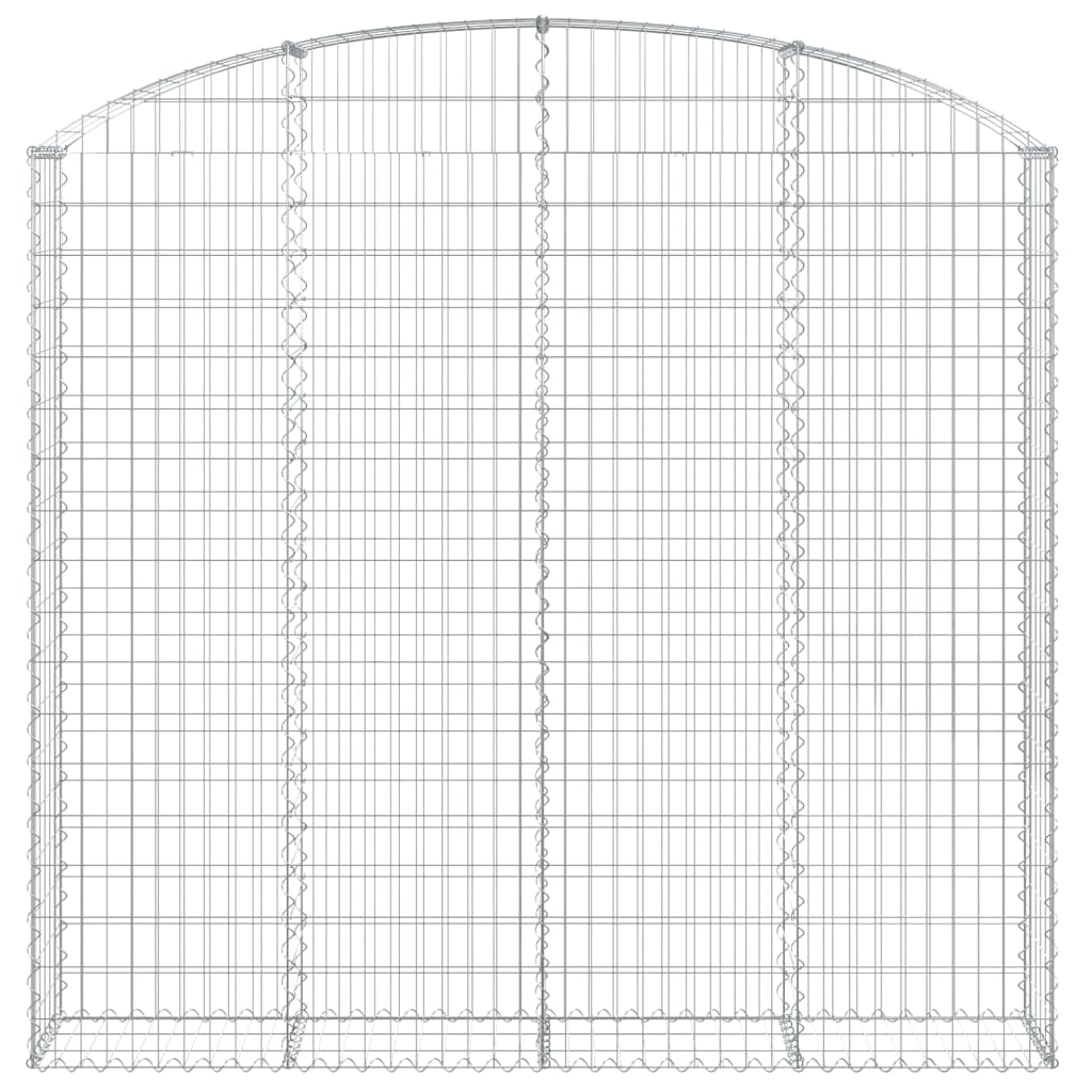 VidaXL Gabion voûté 200x30x180 200 cm fer galvanisé
