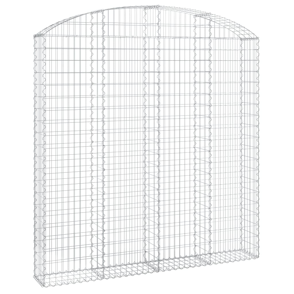 VidaXL Gabion voûté 200x30x200 220 cm fer galvanisé
