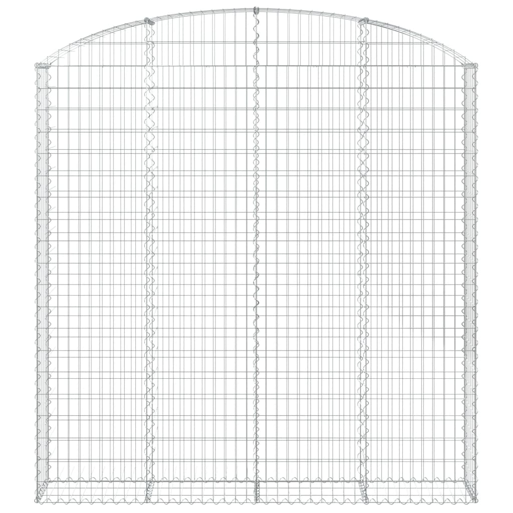 VidaXL Gabion voûté 200x30x200 220 cm fer galvanisé