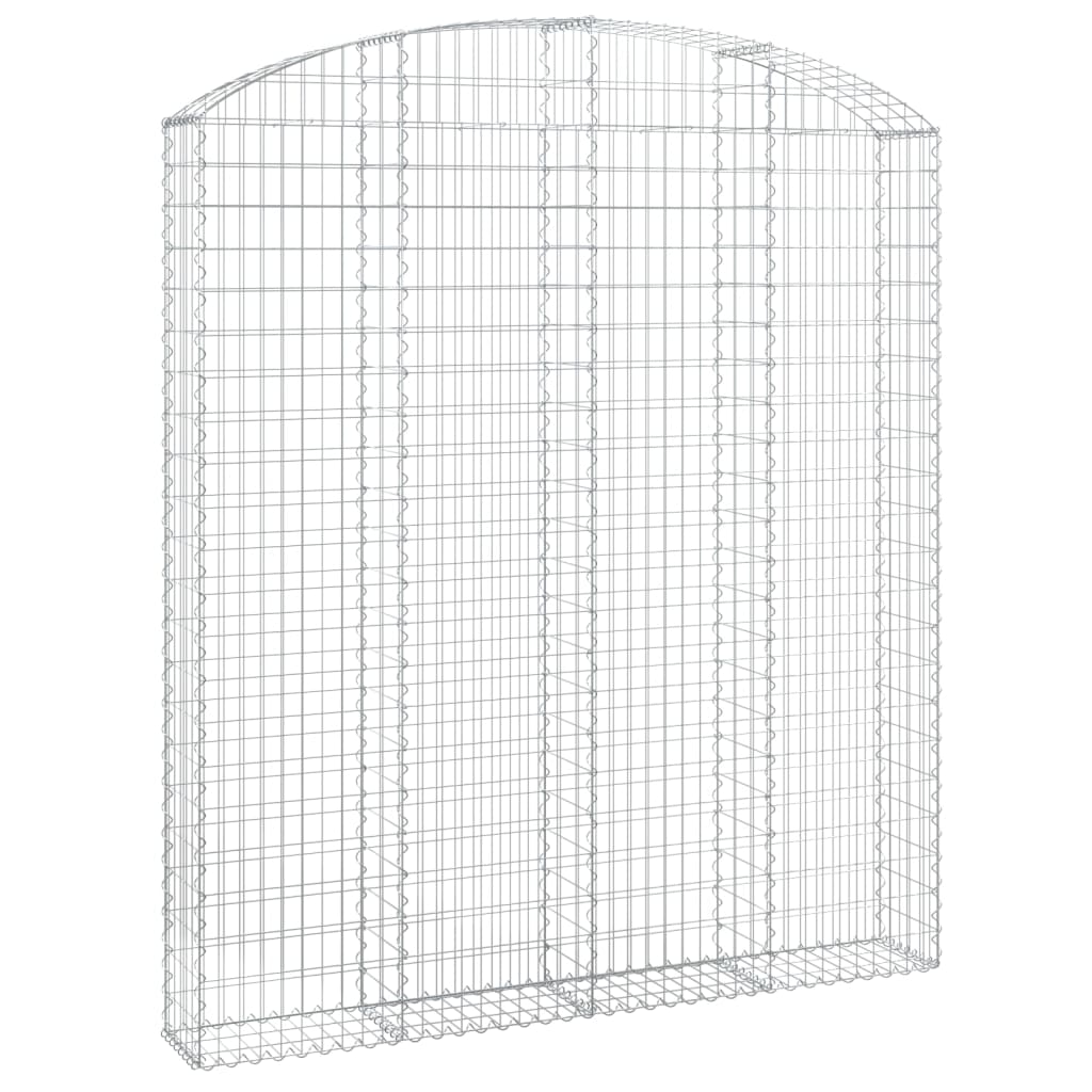 VidaXL Gabion voûté 200x30x220 240 cm fer galvanisé