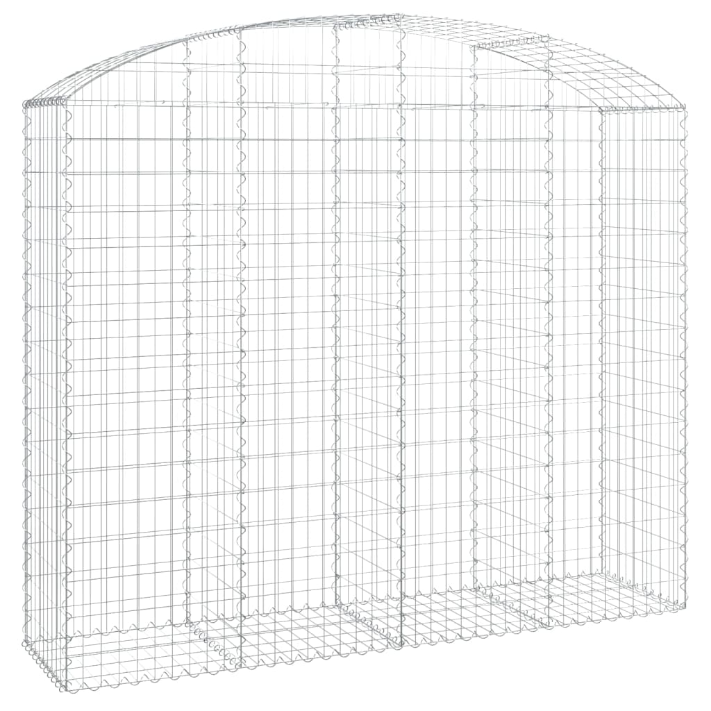 VidaXL Gabion voûté 200x50x160 180 cm fer galvanisé