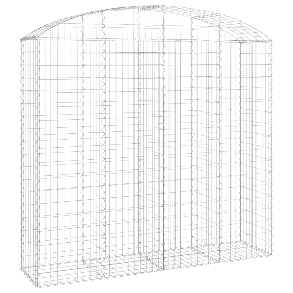 VidaXL Gabion voûté 200x50x180 200 cm fer galvanisé