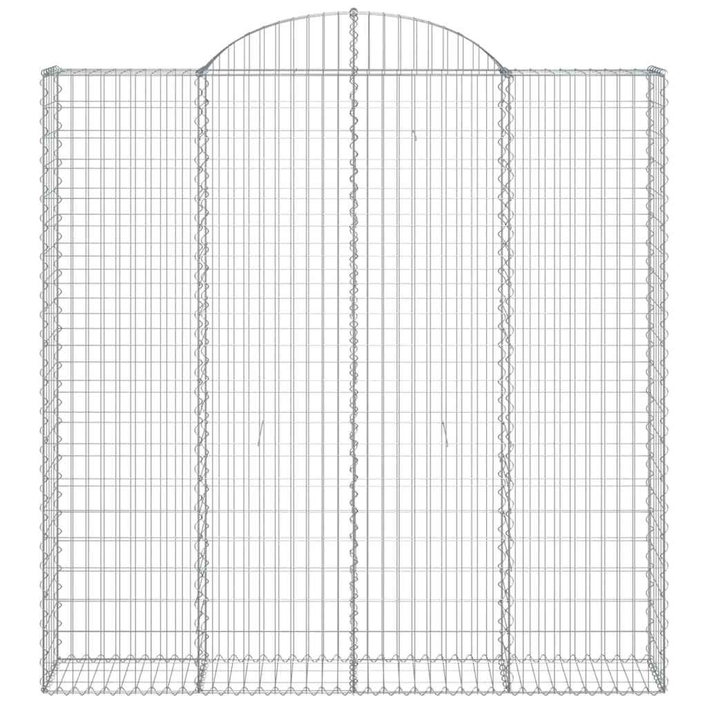 VidaXL Gabion voûté 200x30x200 220 cm fer galvanisé