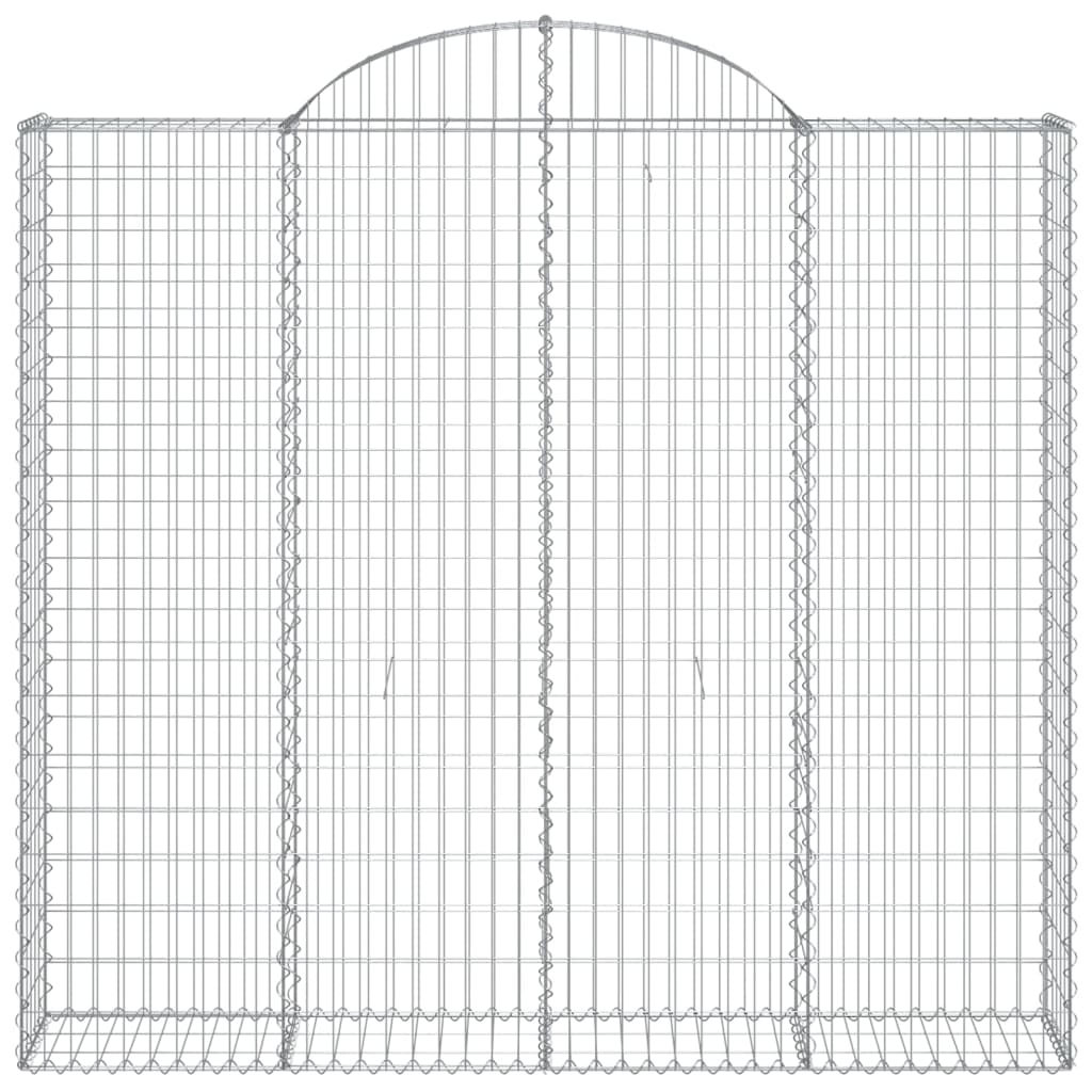 VidaXL Gabion voûté 200x50x180 200 cm fer galvanisé