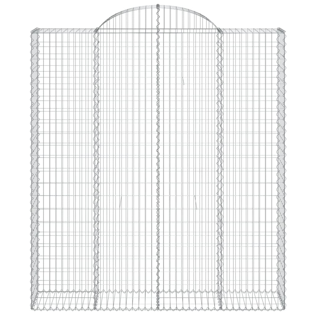 VidaXL Gabion voûté 200x50x220 240 cm fer galvanisé