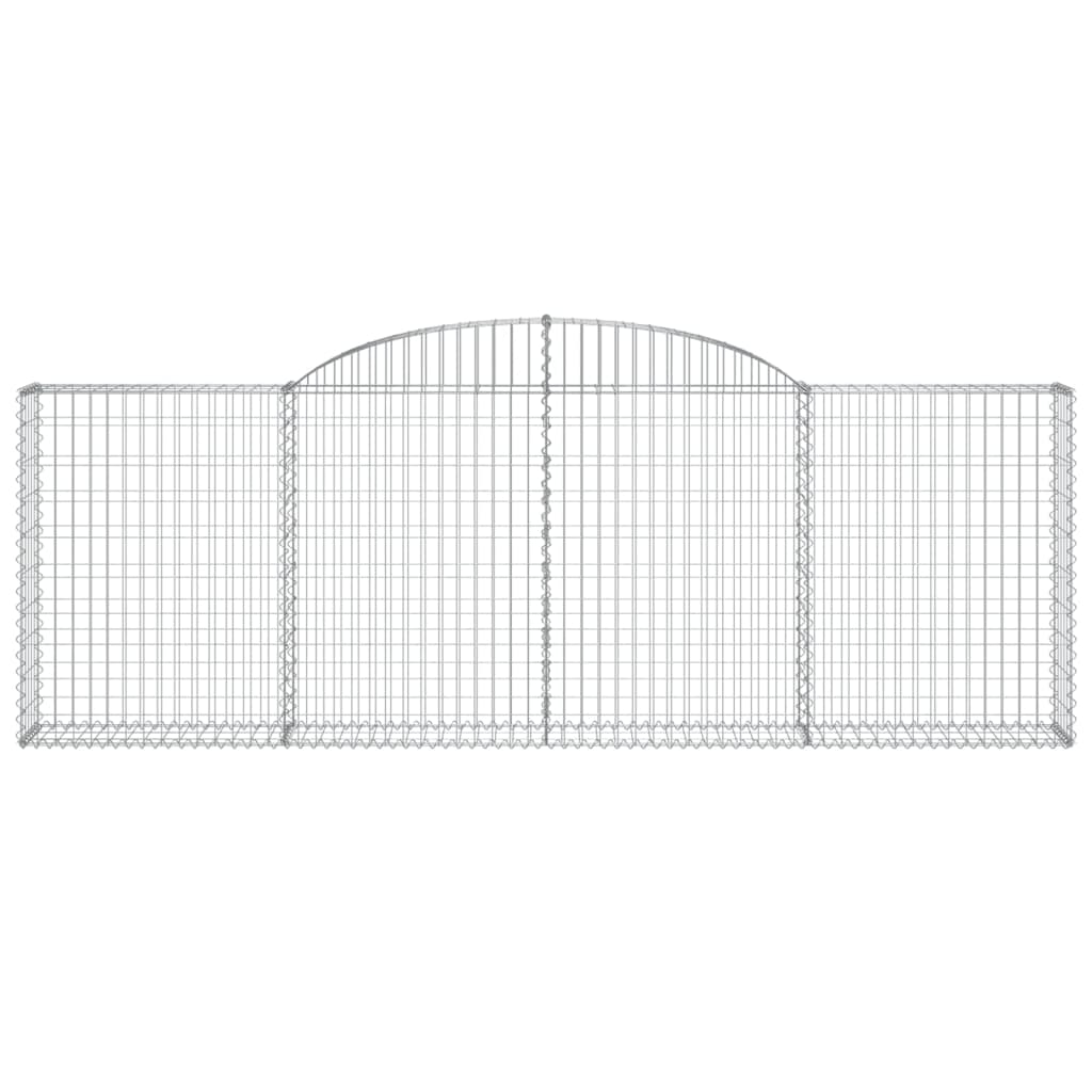 VidaXL Gabion voûté 300x30x100 120 cm fer galvanisé