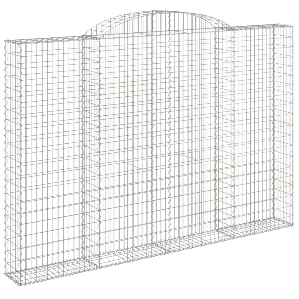 VidaXL Gabion voûté 300x30x200 220 cm fer galvanisé