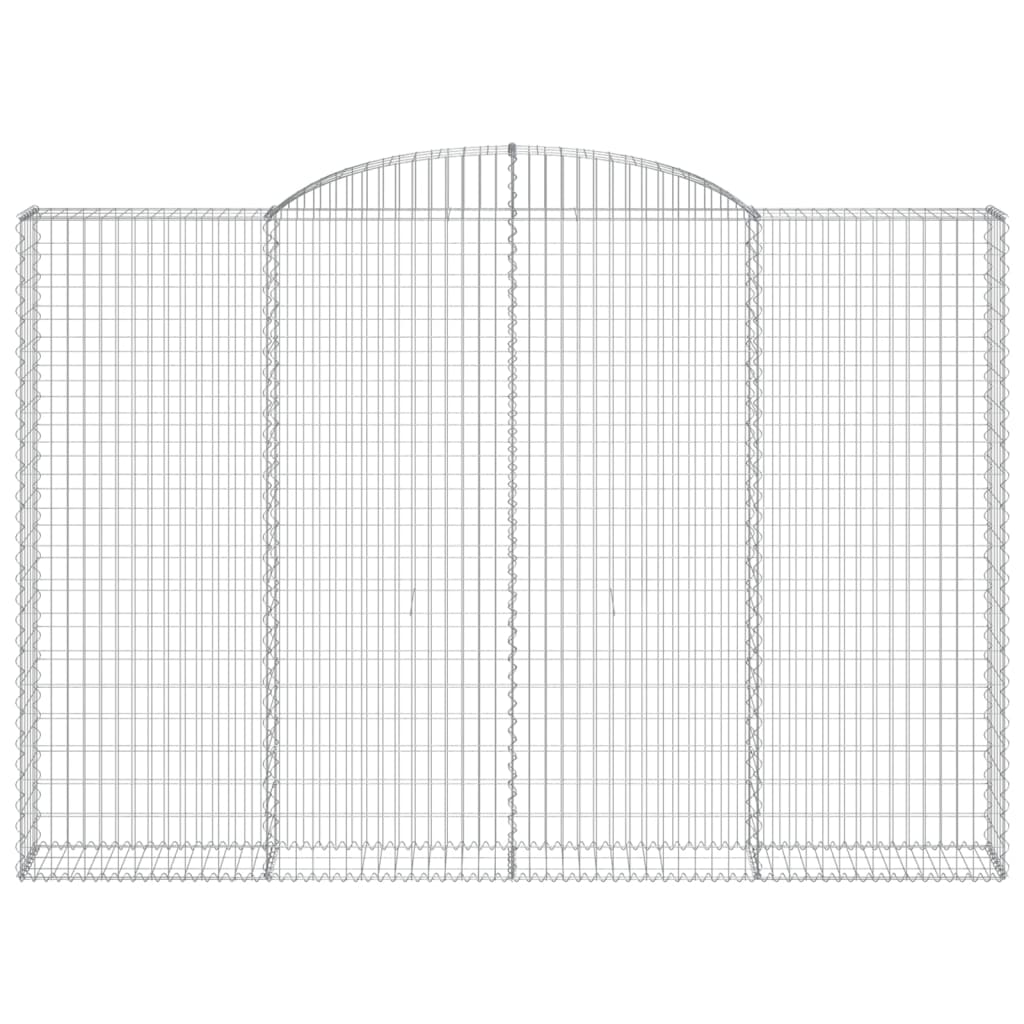 VidaXL Gabion voûté 300x30x200 220 cm fer galvanisé