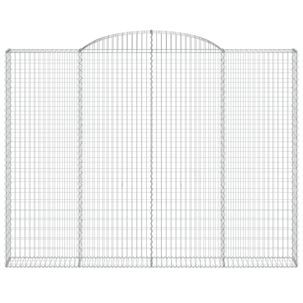 VidaXL Gabion voûté 300x30x220 240 cm fer galvanisé