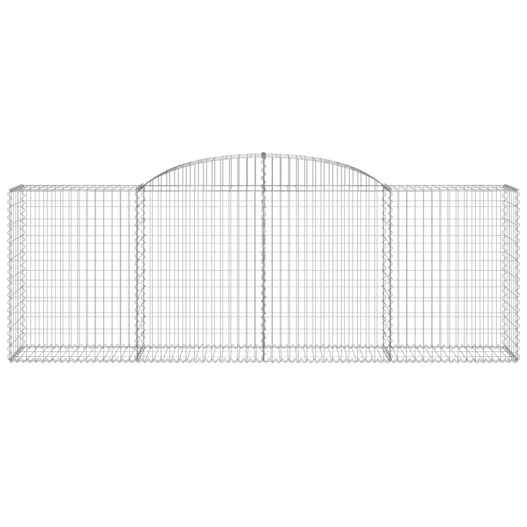 VidaXL Gabion voûté 300x50x100 120 cm fer galvanisé