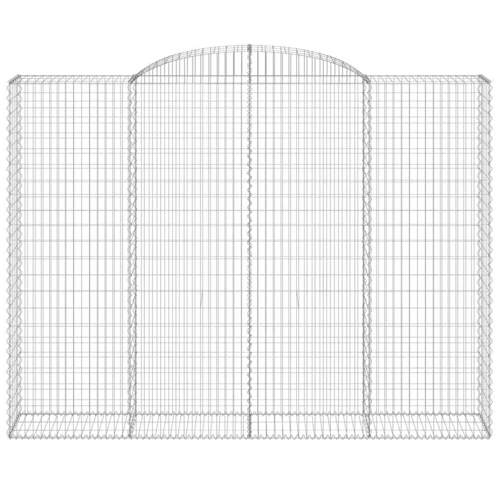 VidaXL Gabion voûté 300x50x220 240 cm fer galvanisé