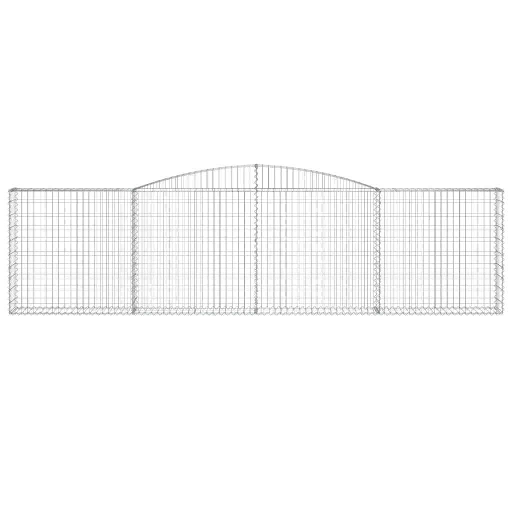 VidaXL Gabion voûté 400x30x100 120 cm fer galvanisé
