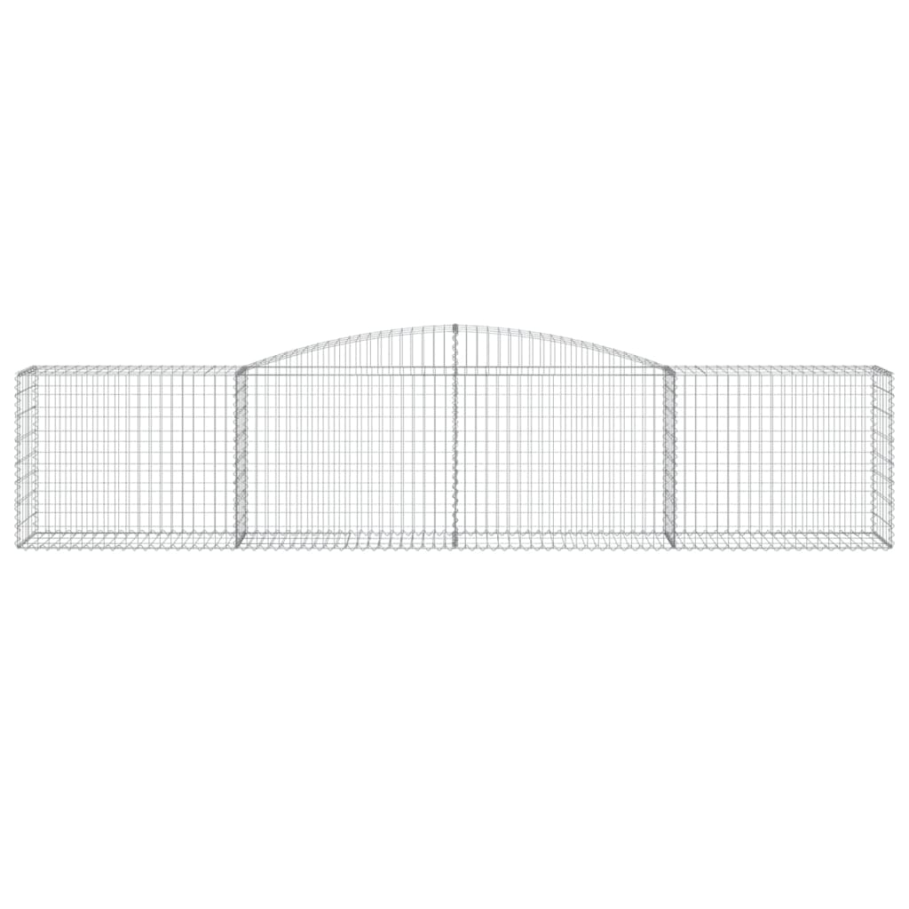 VidaXL Gabion voûté 400x50x80 100 cm fer galvanisé