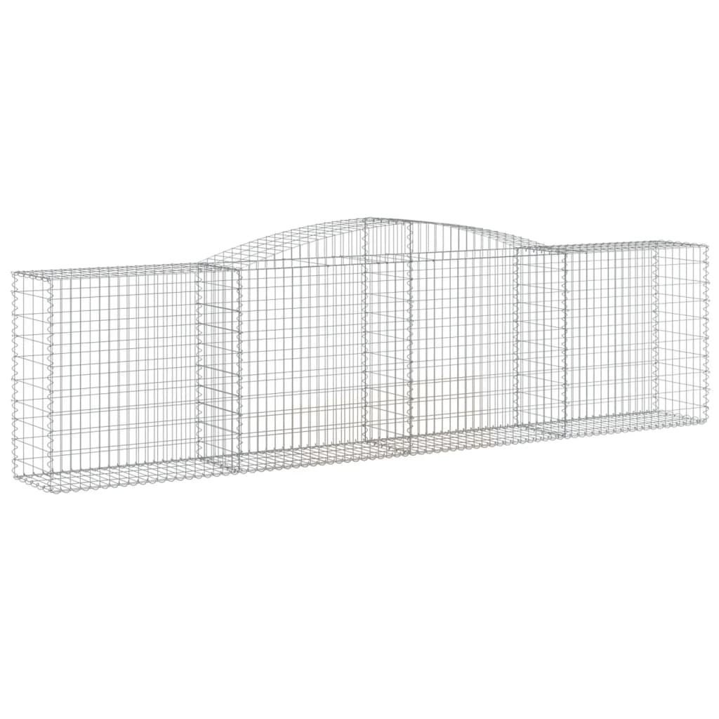 VidaXL Gabion voûté 400x50x100 120 cm fer galvanisé