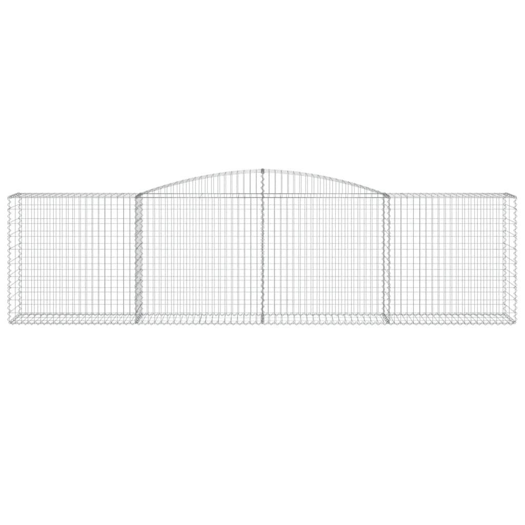 VidaXL Gabion voûté 400x50x100 120 cm fer galvanisé