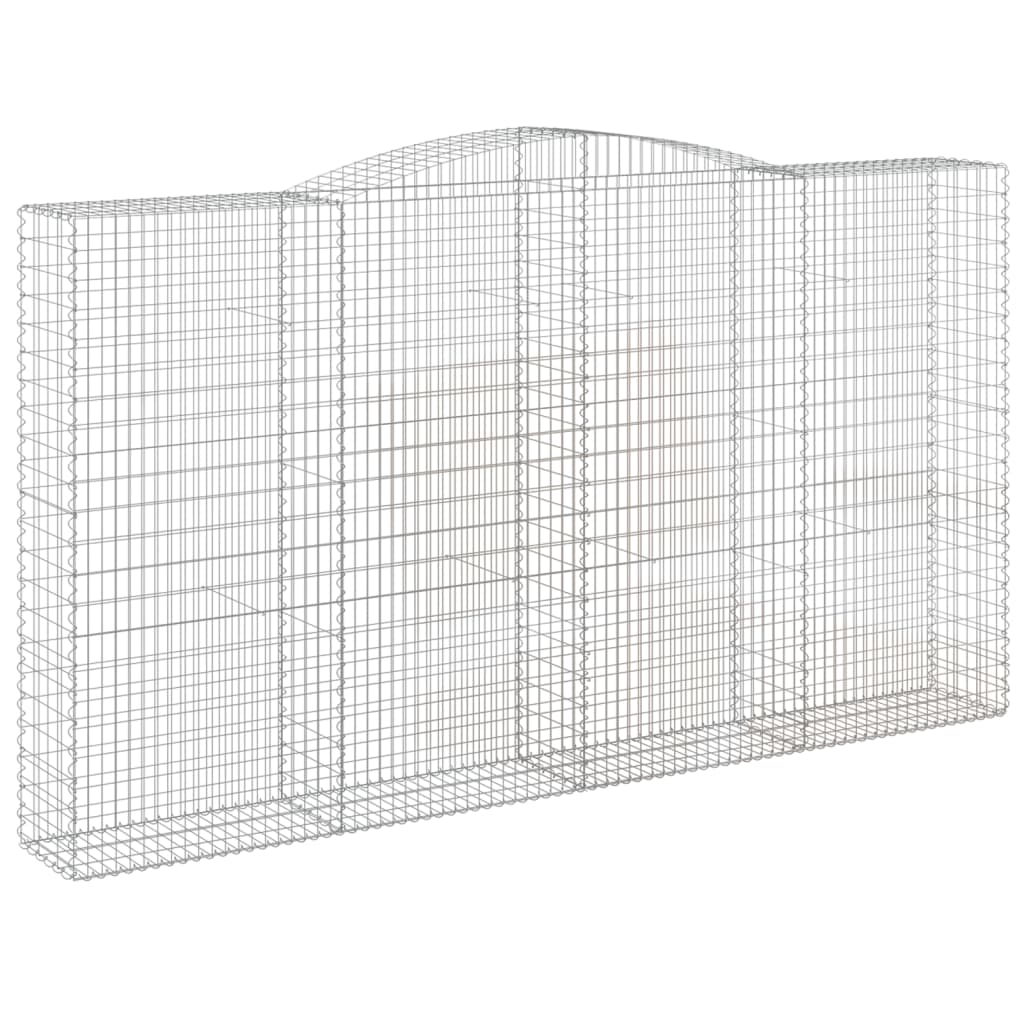 VidaXL Gabion voûté 400x50x220 240 cm fer galvanisé