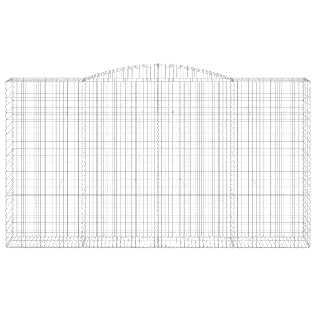 VidaXL Gabion voûté 400x50x220 240 cm fer galvanisé