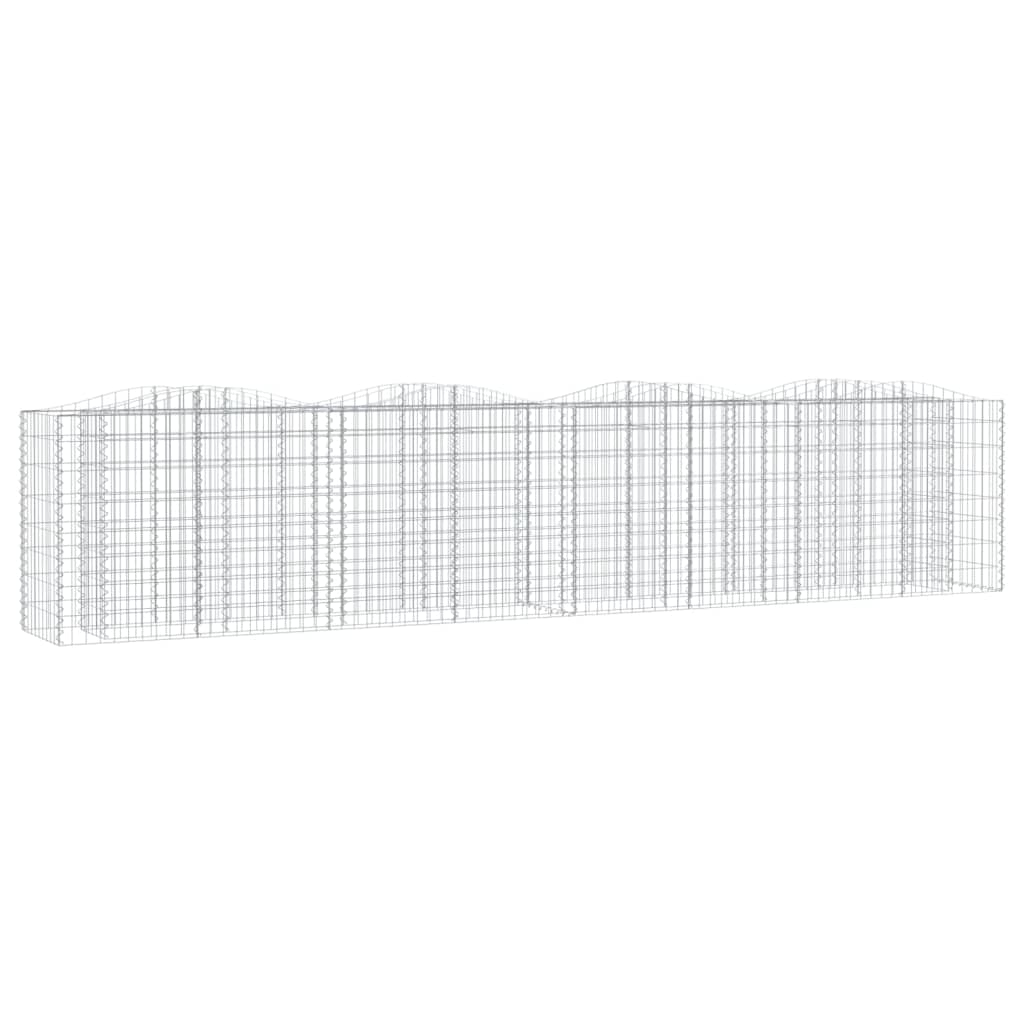 VidaXL Gabion voûté surélevé 400x50x100 cm en fer galvanisé