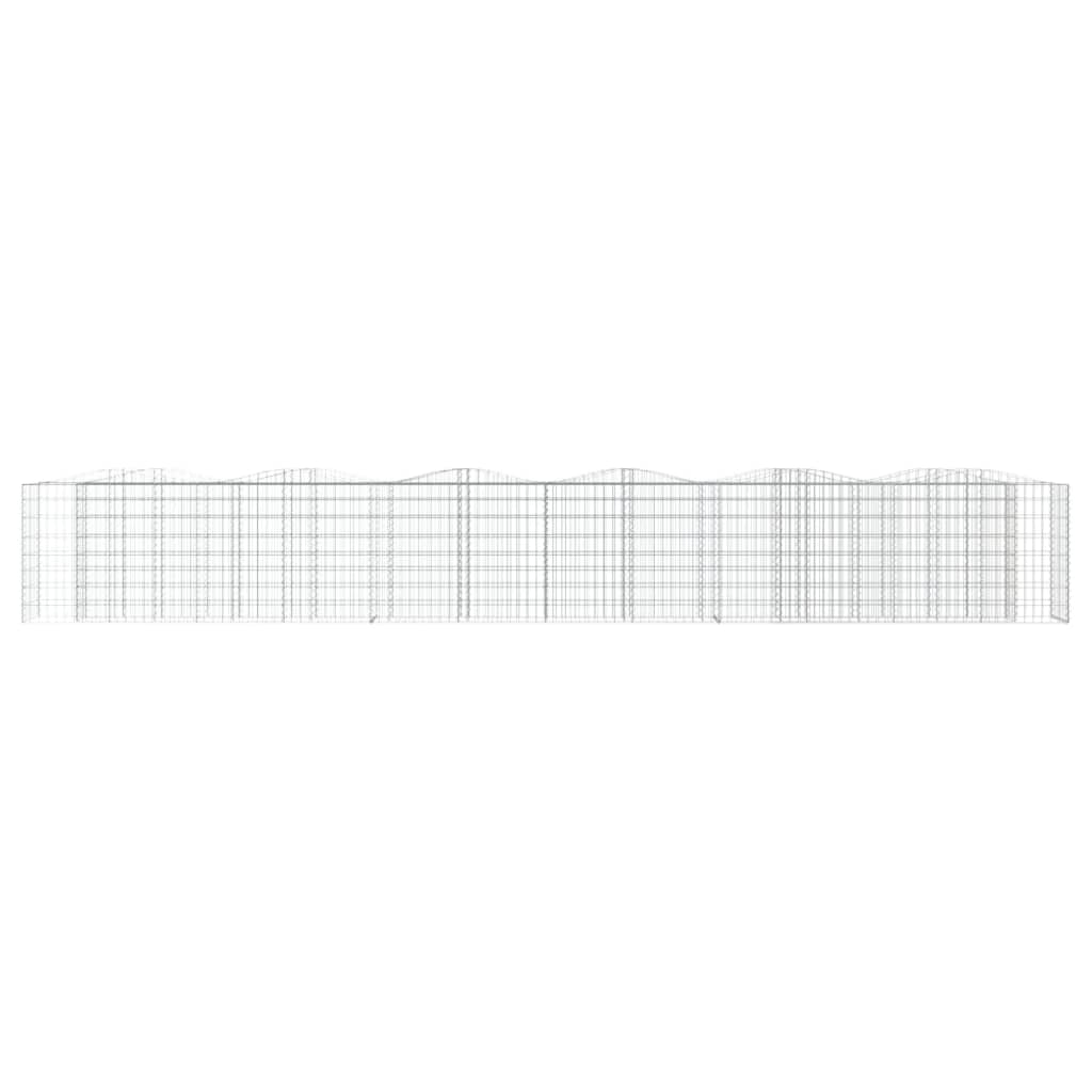 VidaXL Gabion voûté surélevé 600x50x100 cm en fer galvanisé