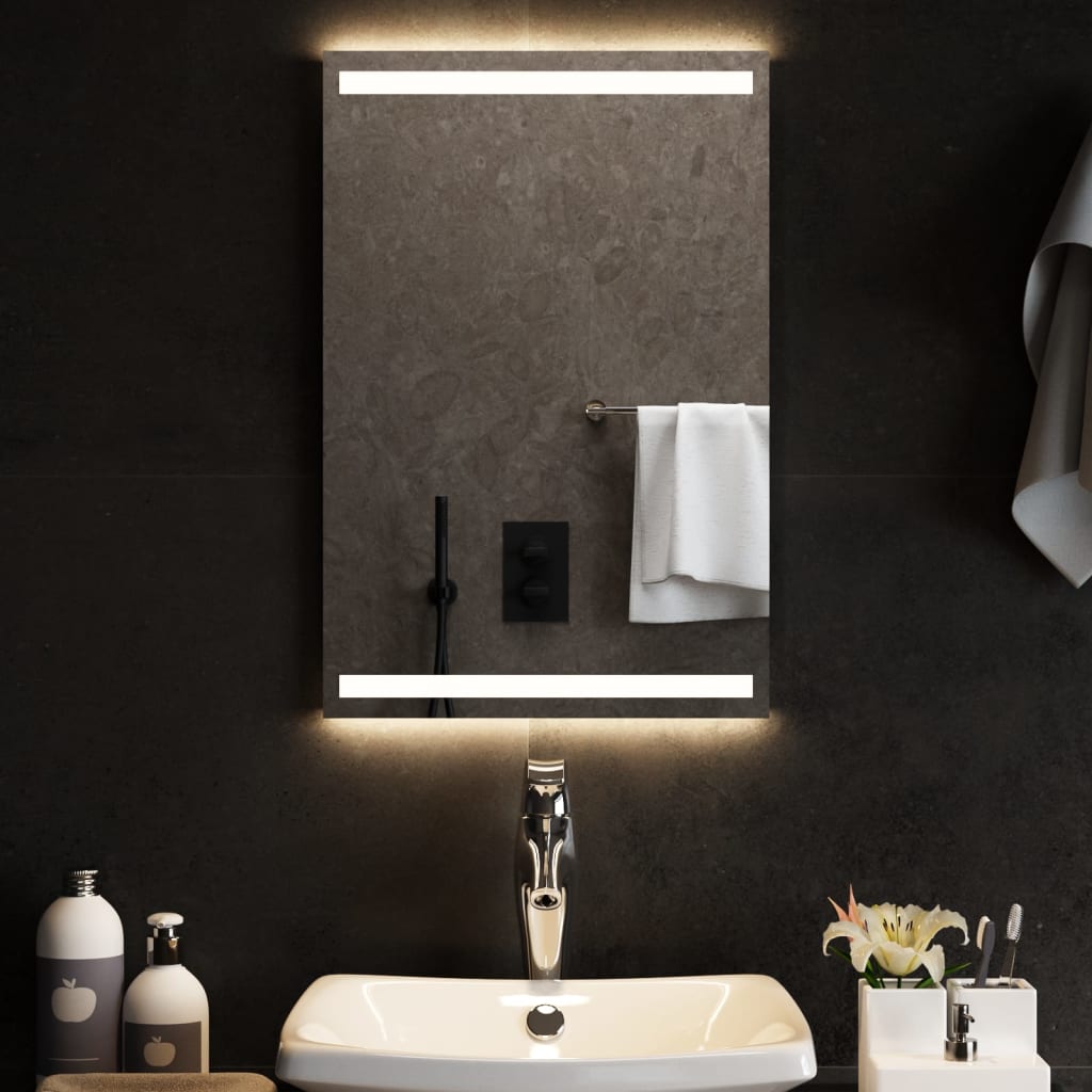 VidaXL Miroir de salle de bain LED 40x60 cm