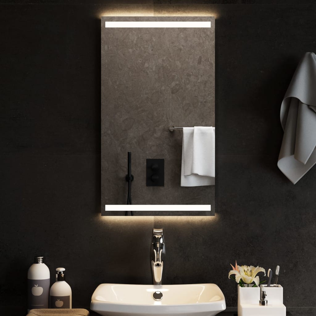 VidaXL Miroir de salle de bain LED 40x70 cm