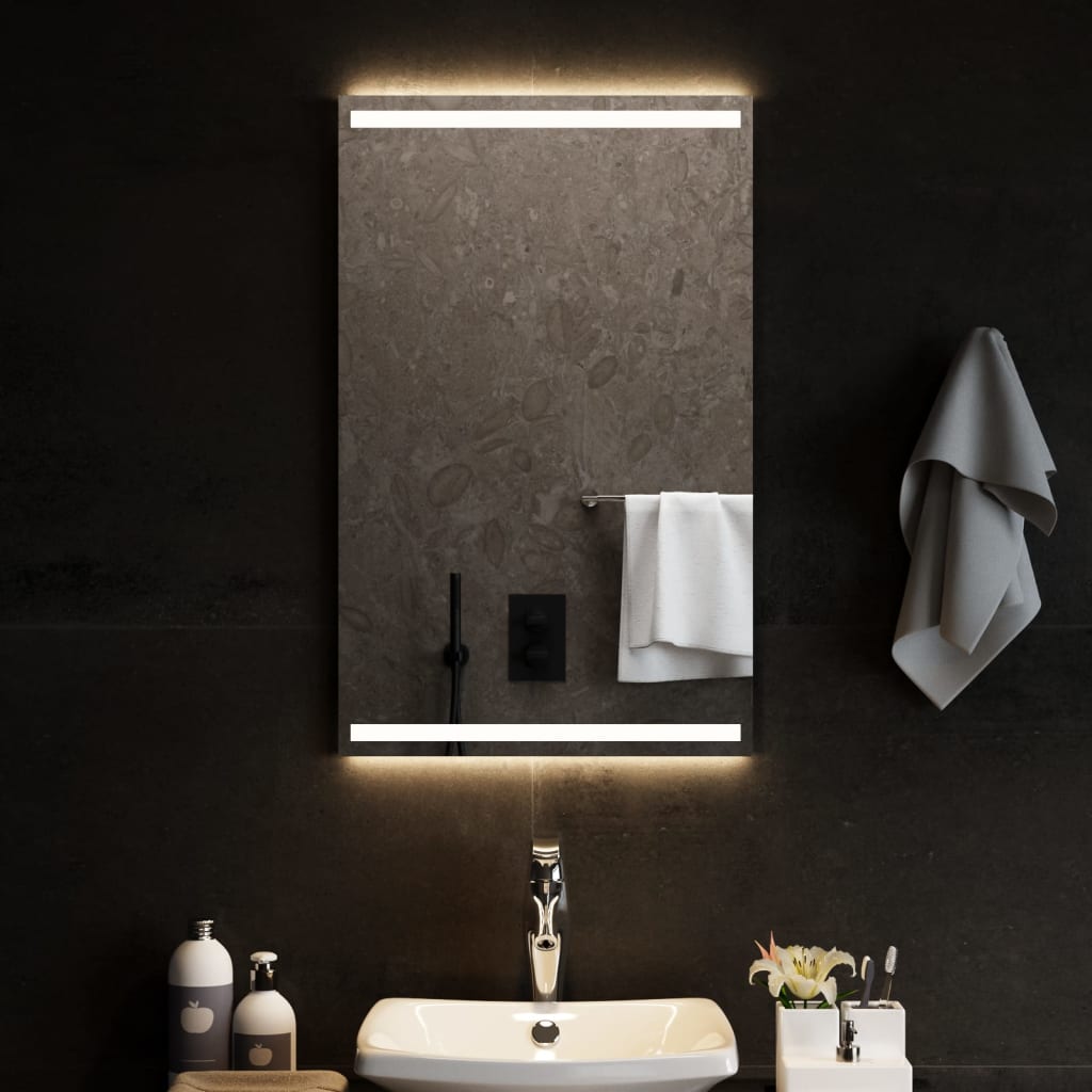 VidaXL Miroir de salle de bain LED 50x80 cm