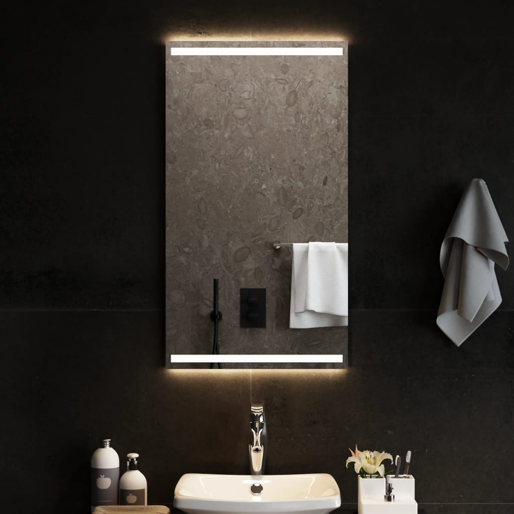 VidaXL Miroir de salle de bain LED 50x90 cm