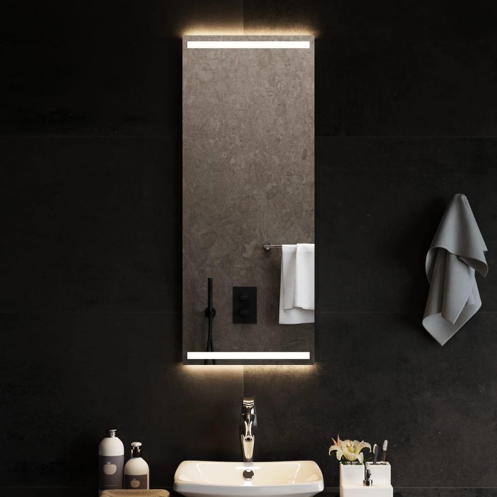 VidaXL Miroir de salle de bain LED 40x100 cm
