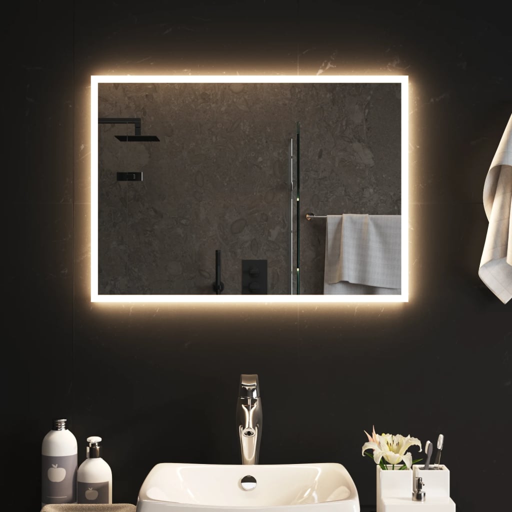 VidaXL Miroir de salle de bain LED 50x70 cm