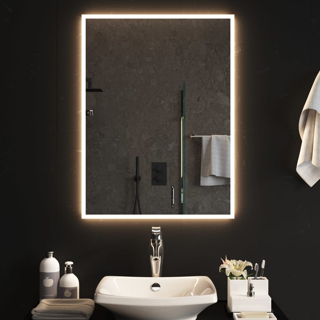 VidaXL Miroir de salle de bain LED 60x80 cm