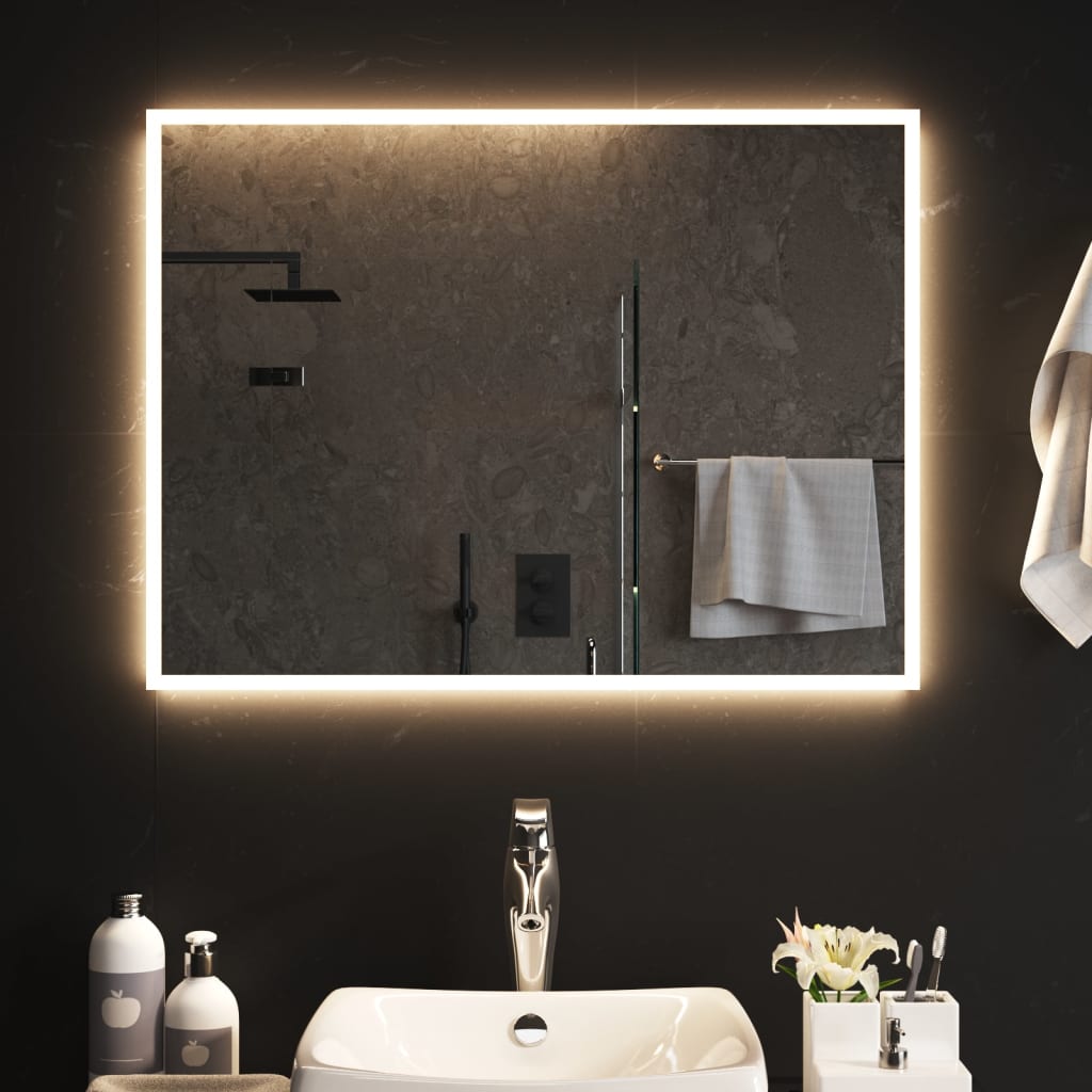 VidaXL Miroir de salle de bain LED 60x80 cm
