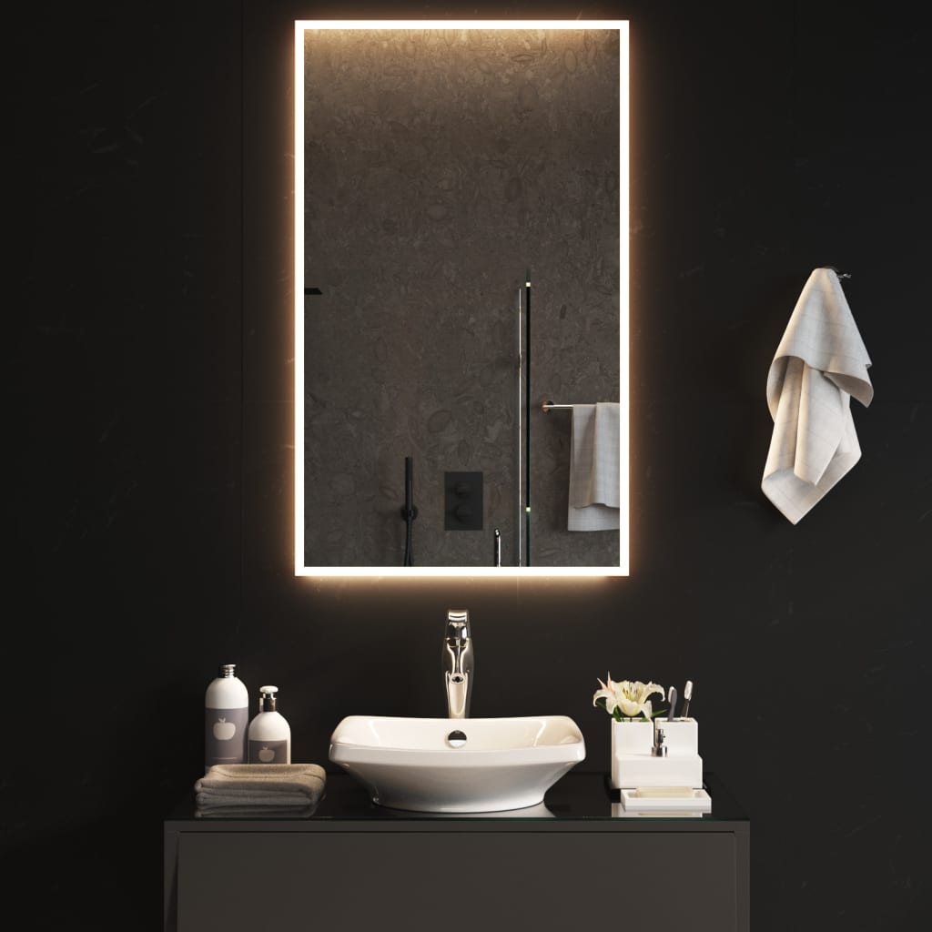 VidaXL Miroir de salle de bain LED 60x100 cm
