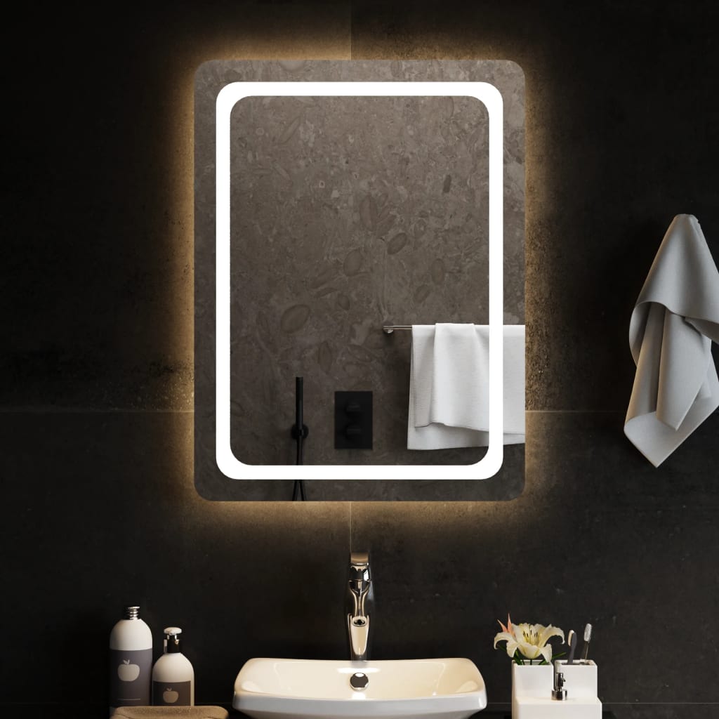 VidaXL Miroir de salle de bain LED 60x80 cm