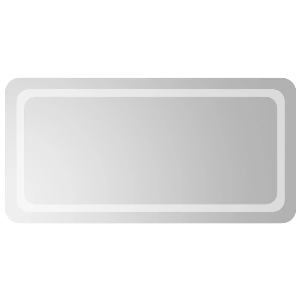 VidaXL Miroir de salle de bain LED 50x100 cm