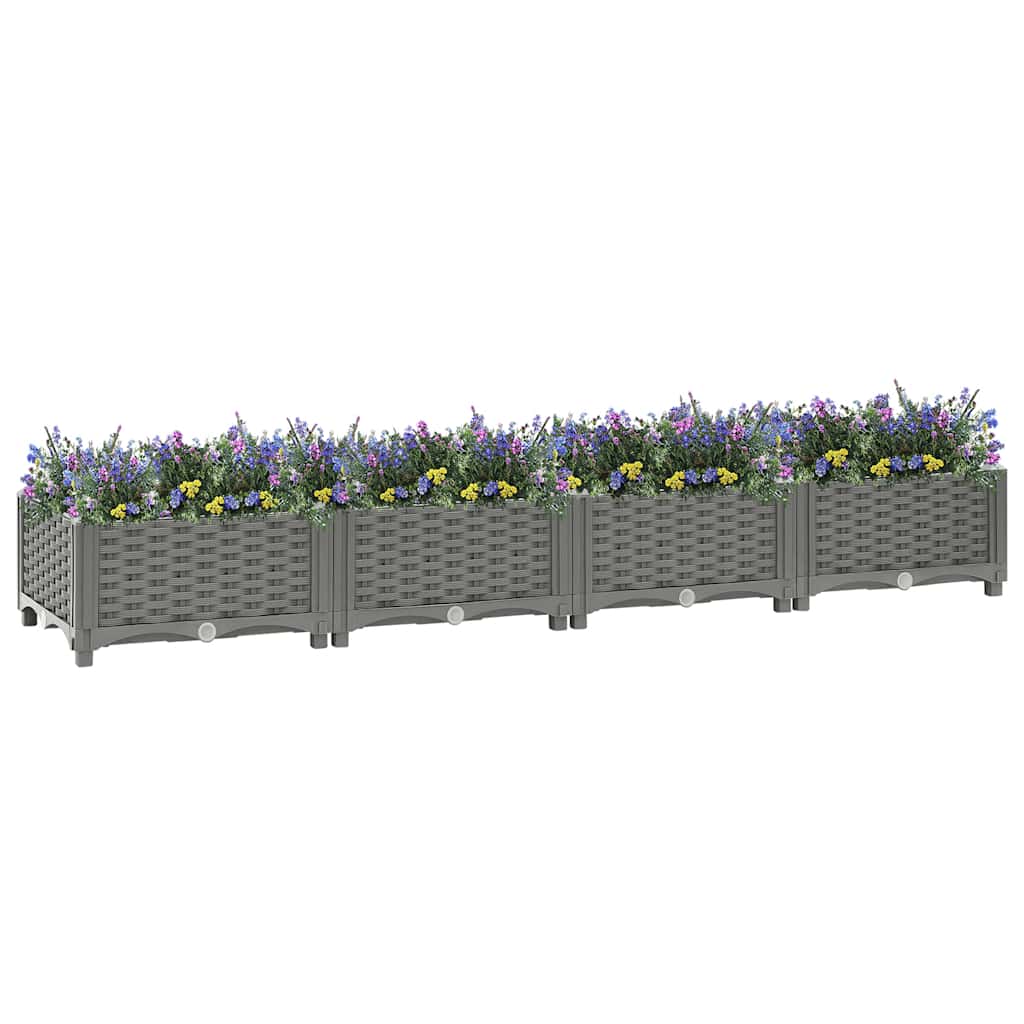 Vidaxx jardinière surélevée 160x40x23 cm polypropylène