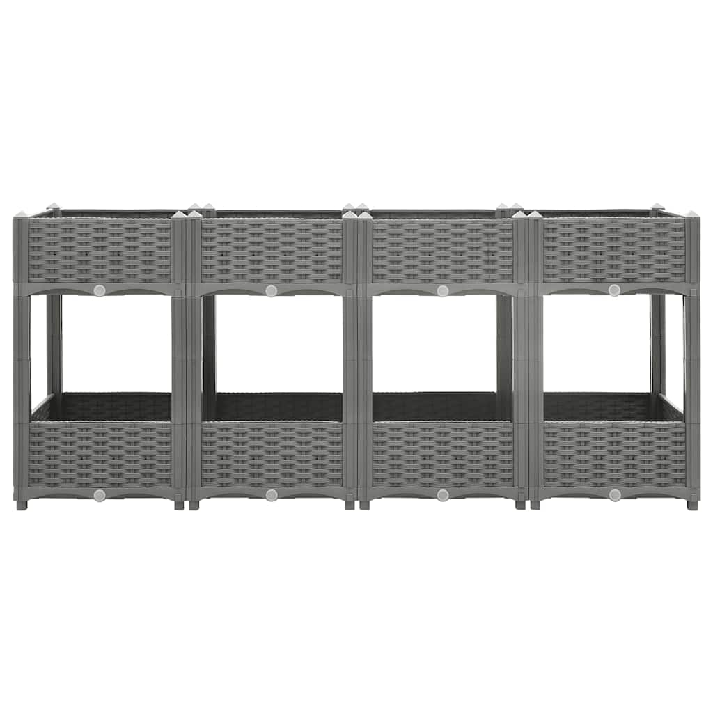 Vidaxx jardinière surélevée 160x40x71 cm polypropylène
