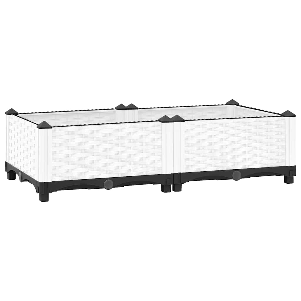 Vidaxx jardinière surélevée 80x40x23 cm polypropylène