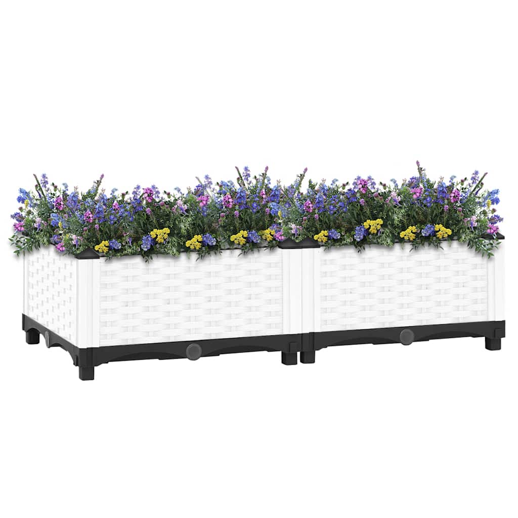 Vidaxx jardinière surélevée 80x40x23 cm polypropylène