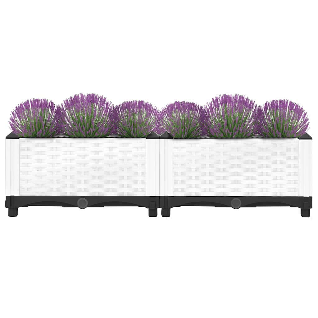 Vidaxx jardinière surélevée 80x40x23 cm polypropylène