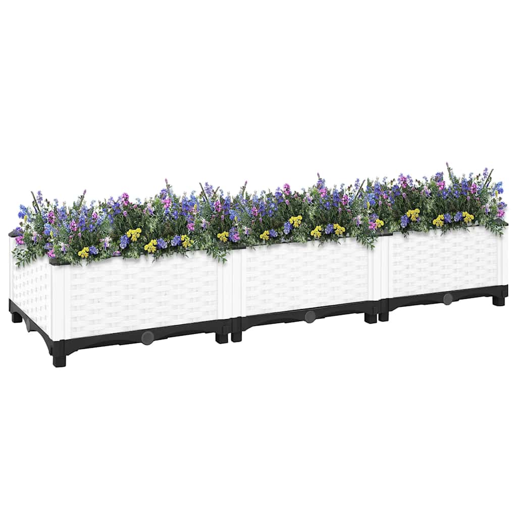 Vidaxx jardinière surélevée 120x40x23 cm polypropylène