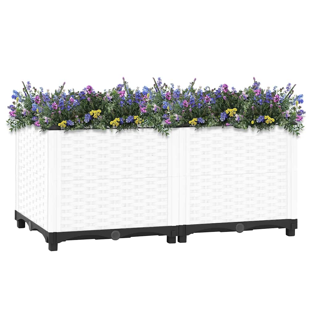 Vidaxx jardinière surélevée 80x40x38 cm polypropylène