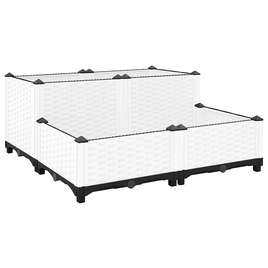 VidaXL jardinière surélevée 80x80x38 cm polypropylène