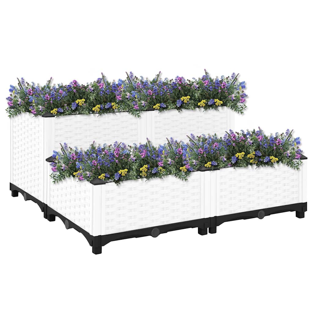 VidaXL jardinière surélevée 80x80x38 cm polypropylène