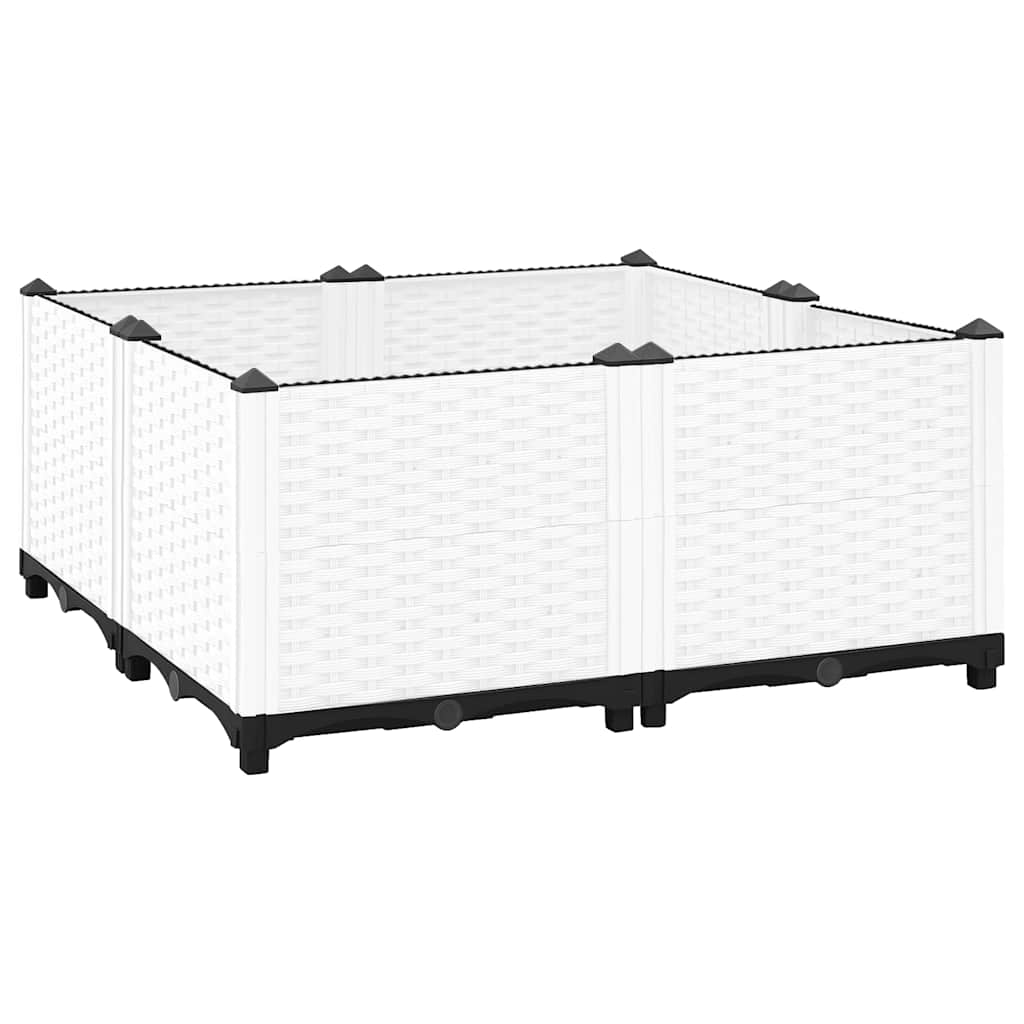 VidaXL jardinière surélevée 80x80x38 cm polypropylène