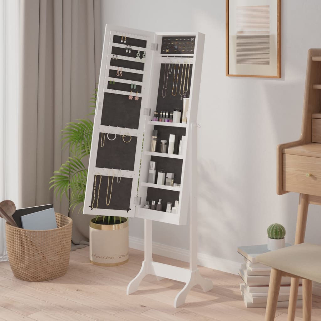 Vidaxx miroir autoportant 34x37x146 cm blanc